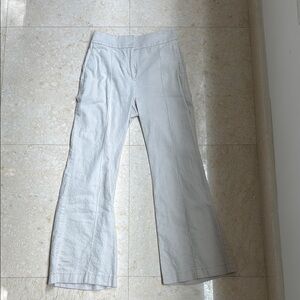 LOFT Light Gray Flare Pants
